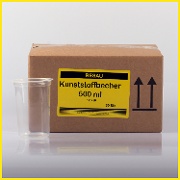 Kunststoffbecher 500 ml