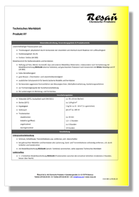 Technisches Datenblatt zum Download